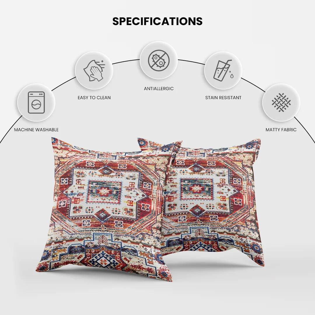 Geometric & Floral Tapestry Cushion Covers - Image 5