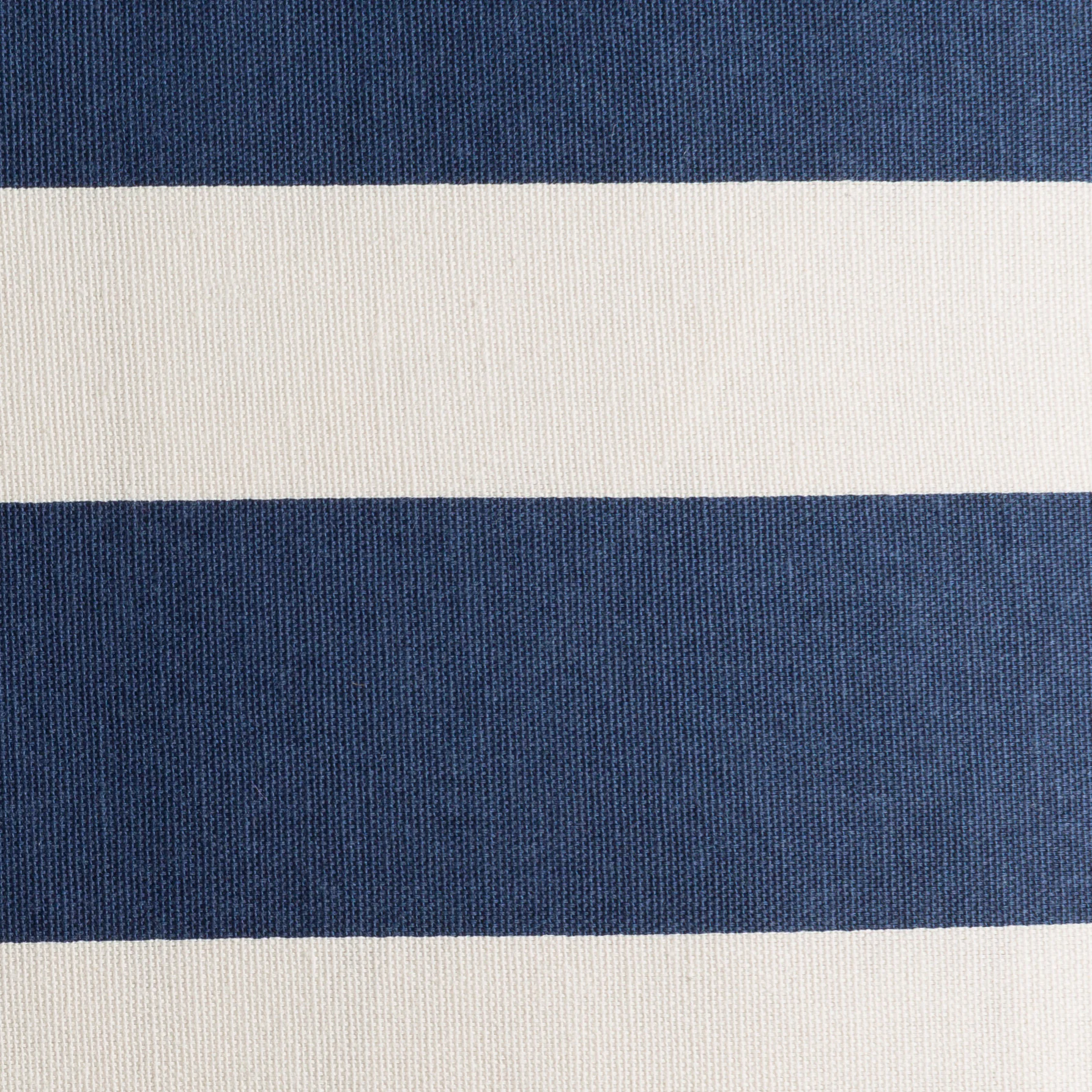 Glyph Cotton Ivory and Navy Stripes Pillow Cover - Image 7