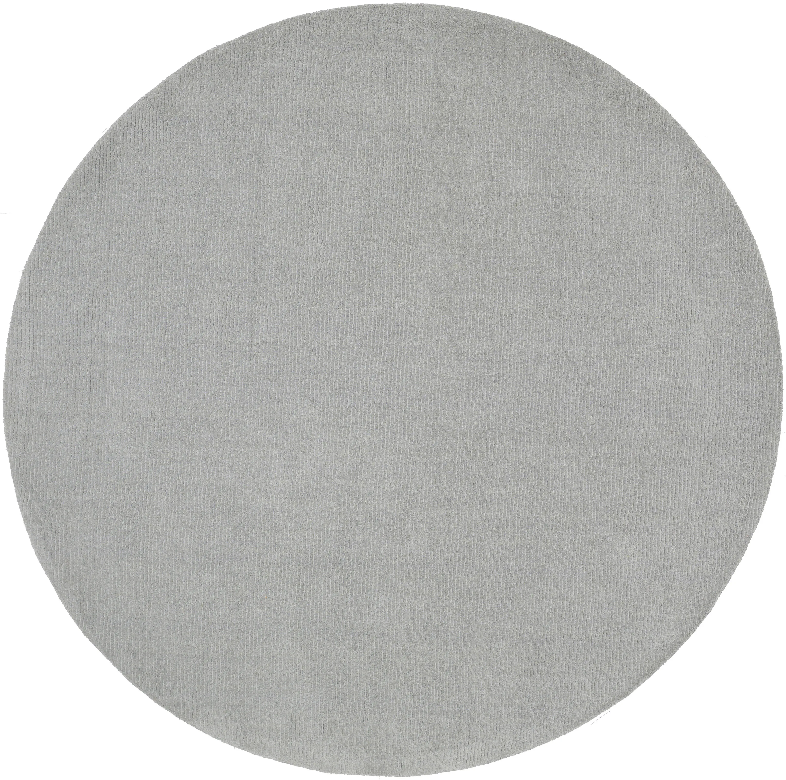 Hand Loomed Mystique Gray Wool Rug - Image 3