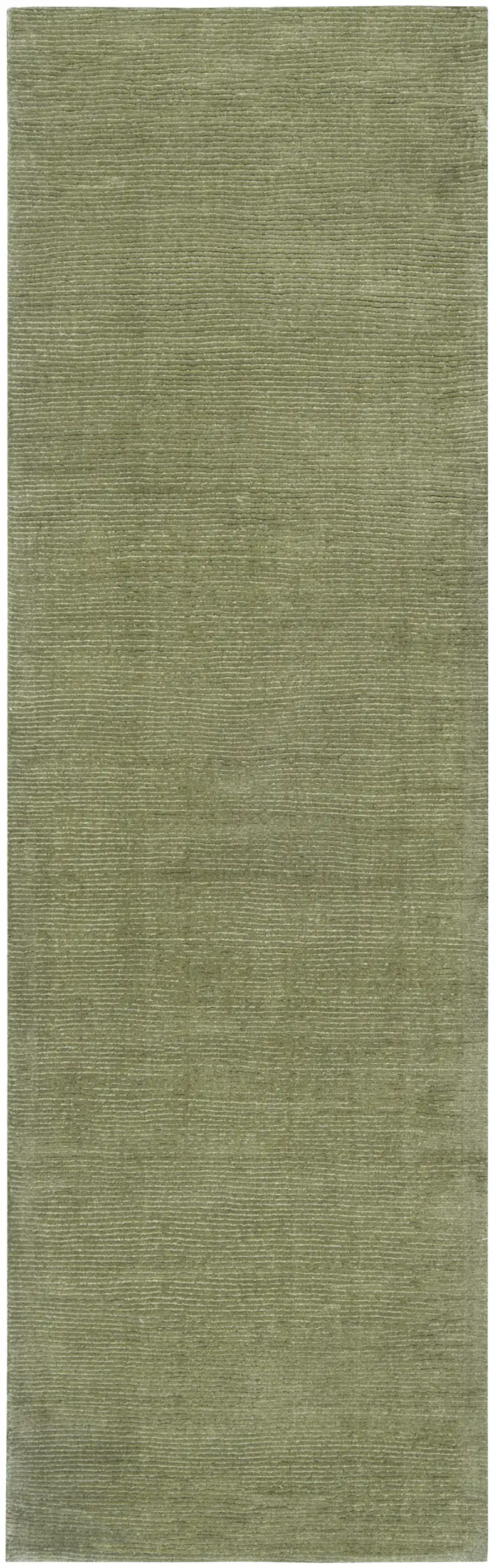 Hand Loomed Mystique Green Wool Rug - Image 5