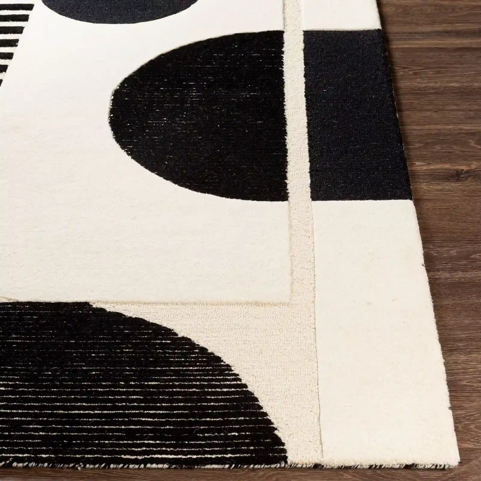 Hand Tufted Brooklyn Geometric Wool Rug - Image 6
