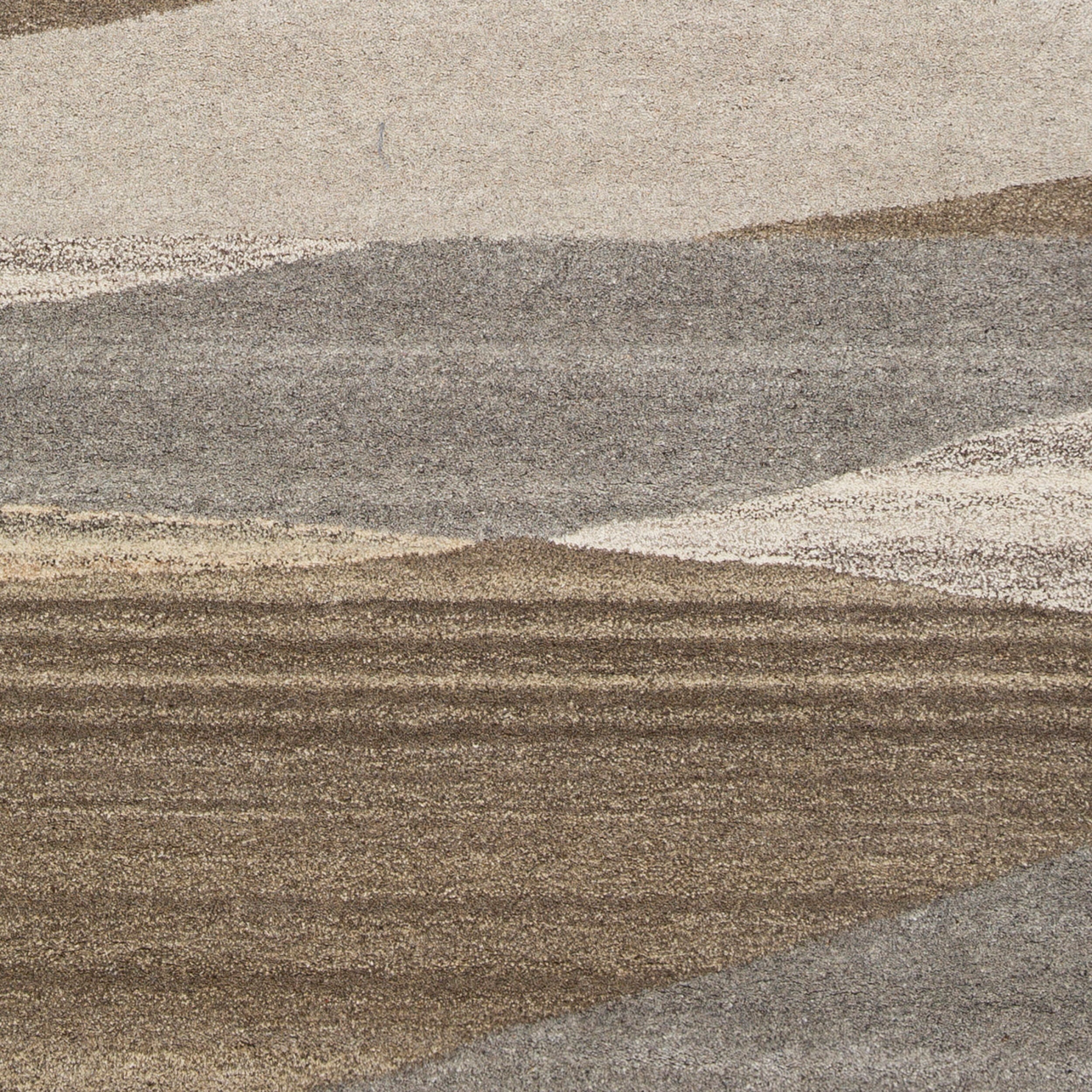 Hand-Tufted Forum Geometric Charcoal Wool Rug - Image 7