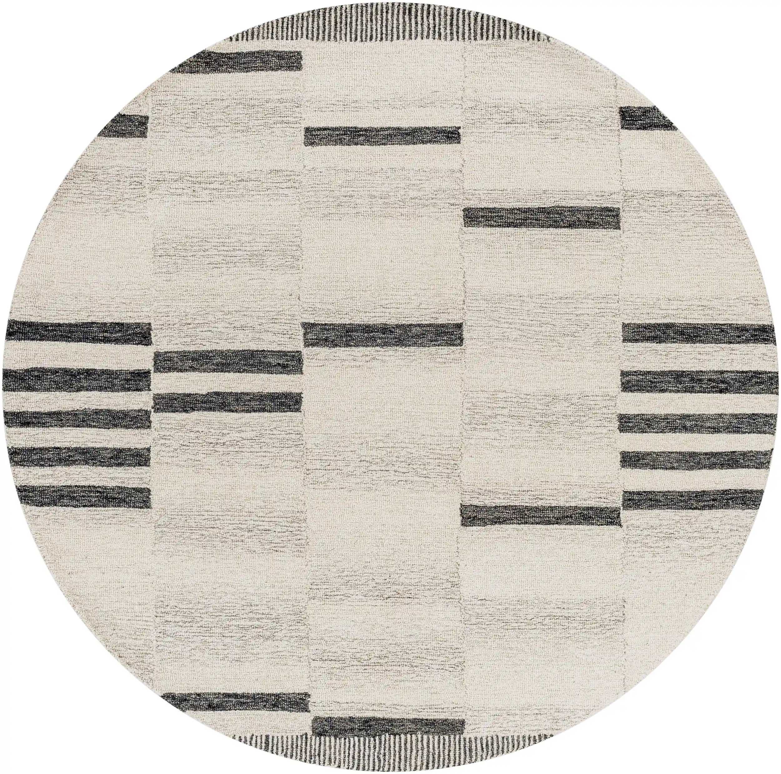 Hand Tufted Granada Beige Wool Rug - Image 6