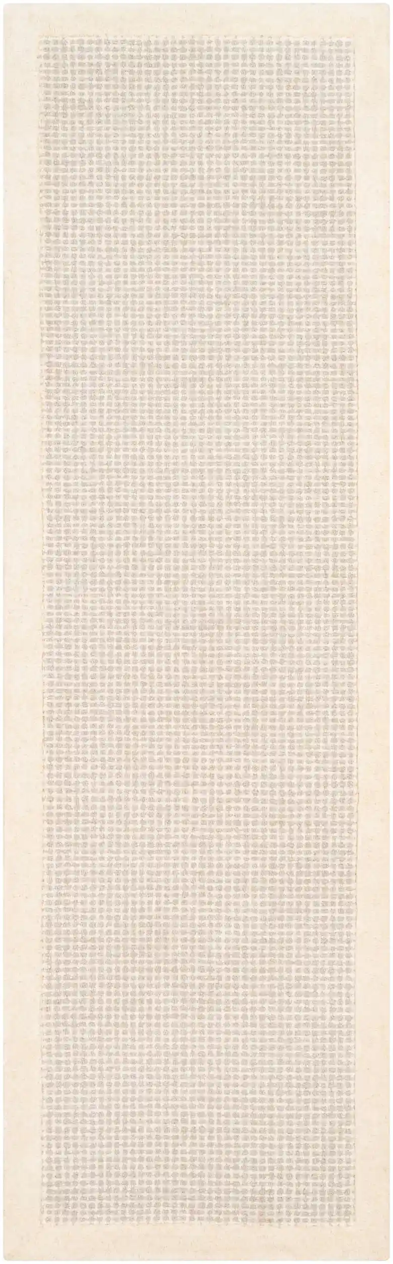 Hand Tufted Siena Cream and Gray Wool Rug - Image 6