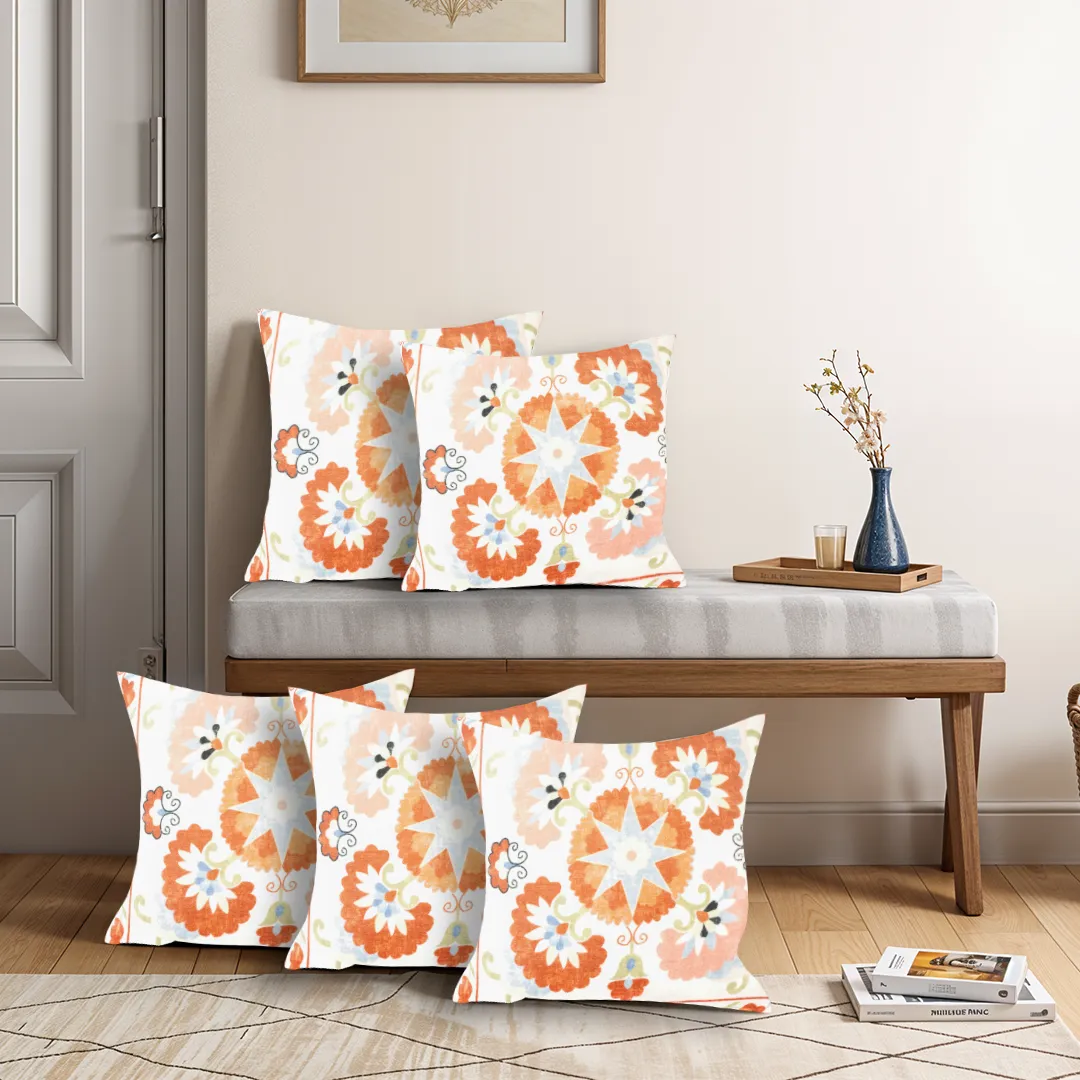 Intricate Geometric Pattern Cushion Cover - Image 3