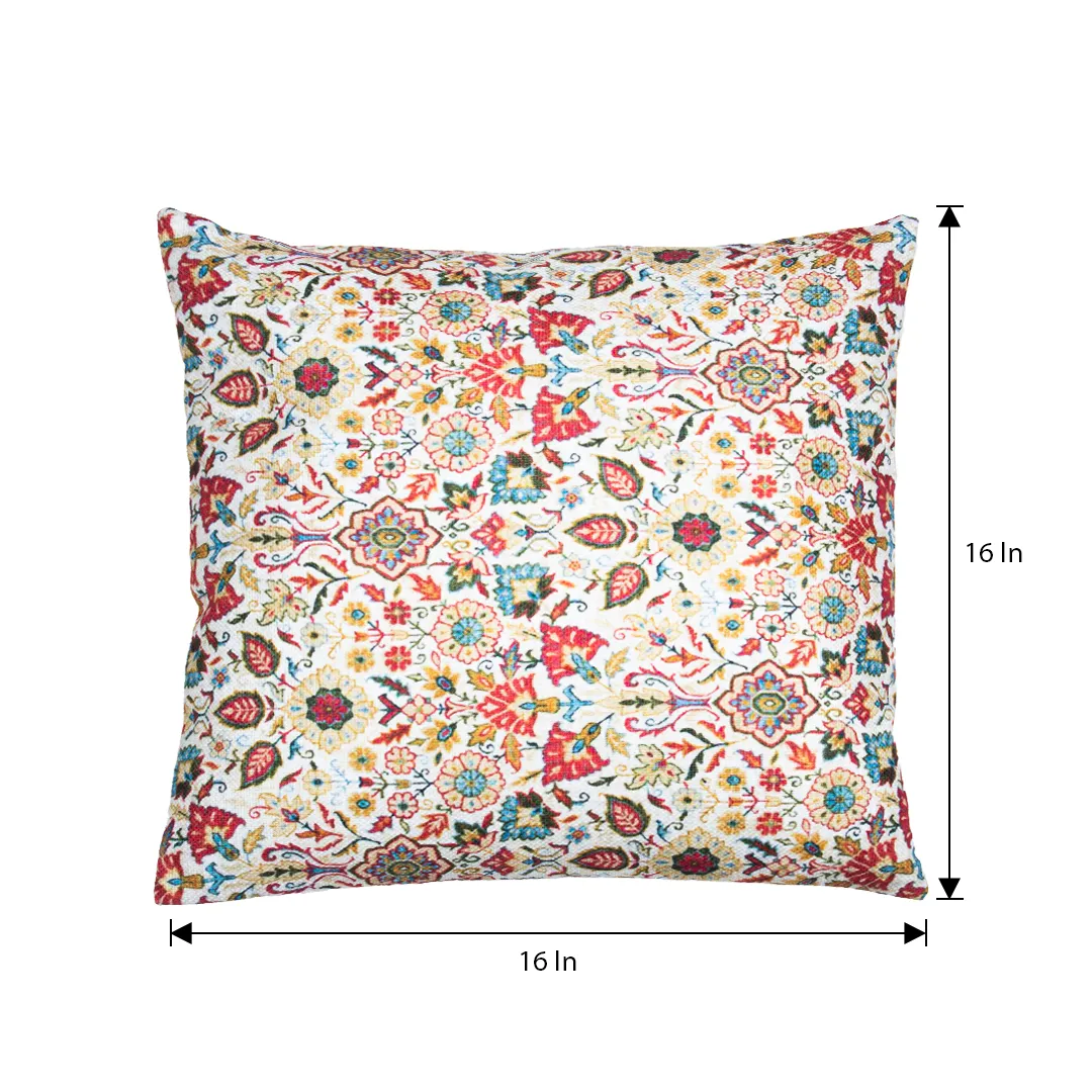 Symmetrical Floral and Ornate Design Cushion Covers - Image 3